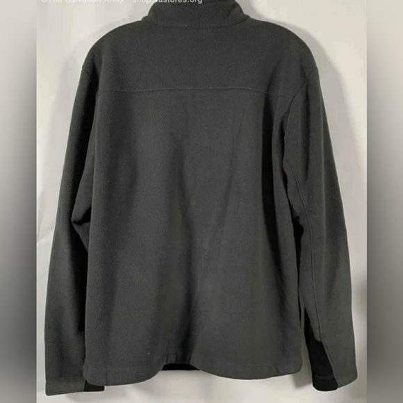 The North Face Men's Gray Long Sleeve Full Zip Fleece Jacket Coat Size Medium - Picture 2 of 7